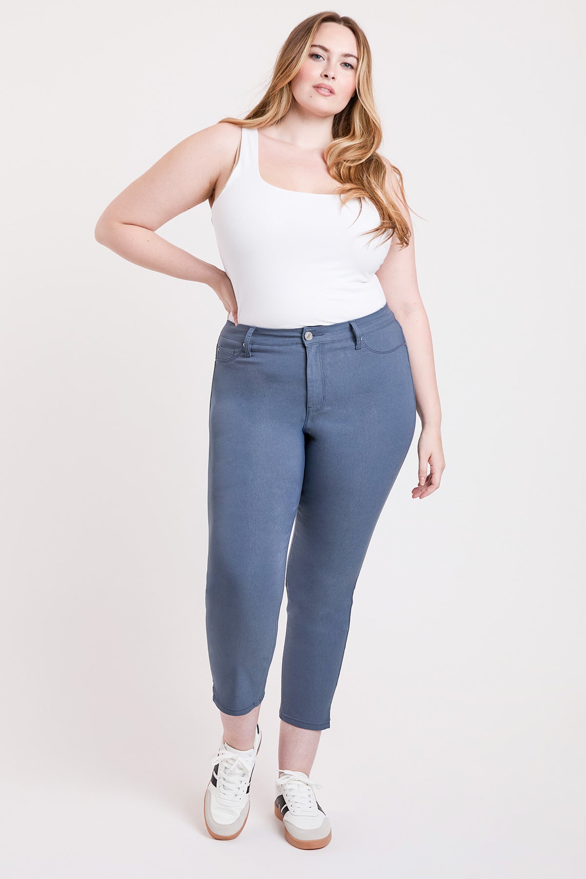 High Rise Hyperstetch Cropped Straight Pants