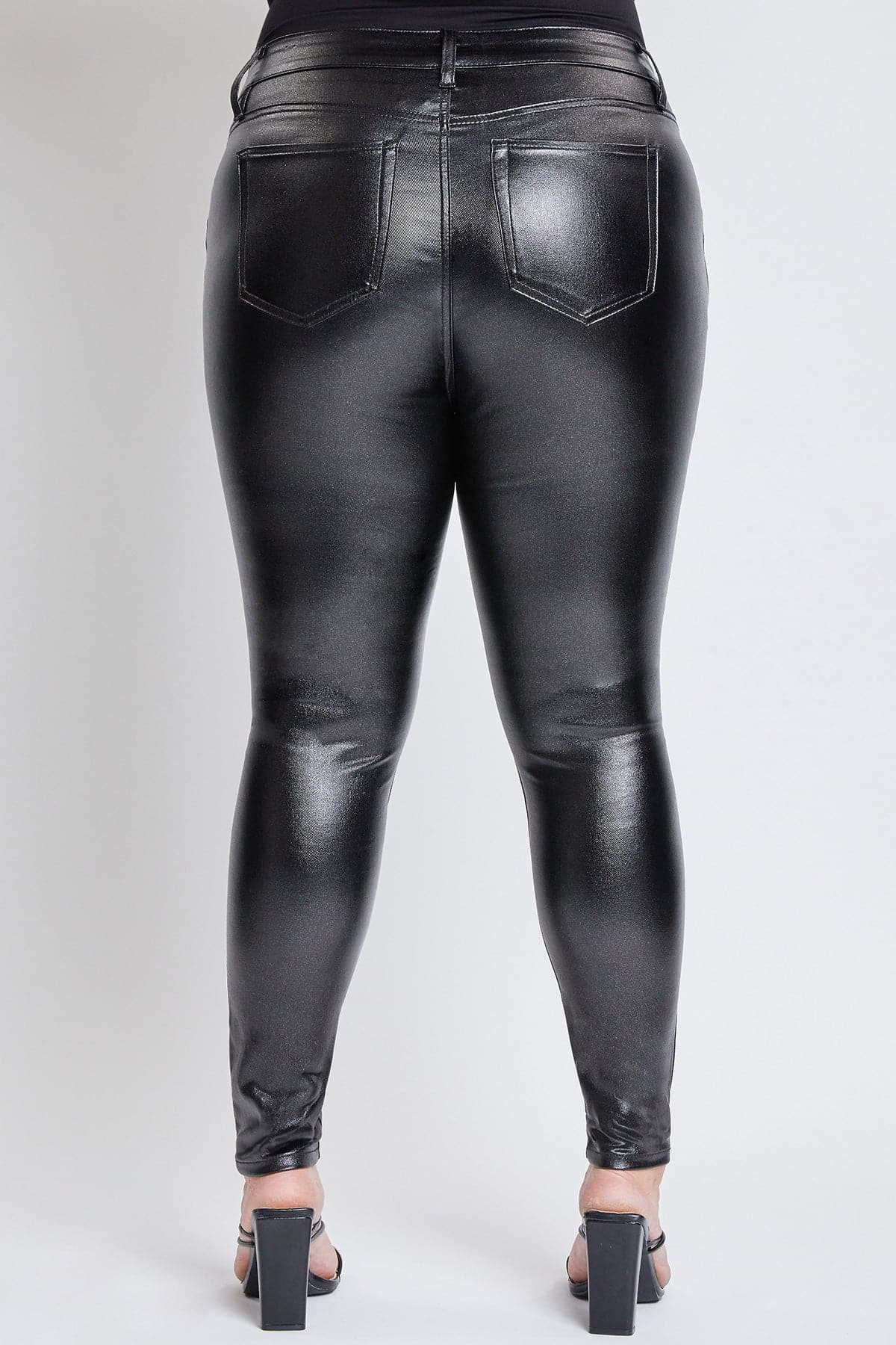 Hyperstretch Metallic Skinny Pants