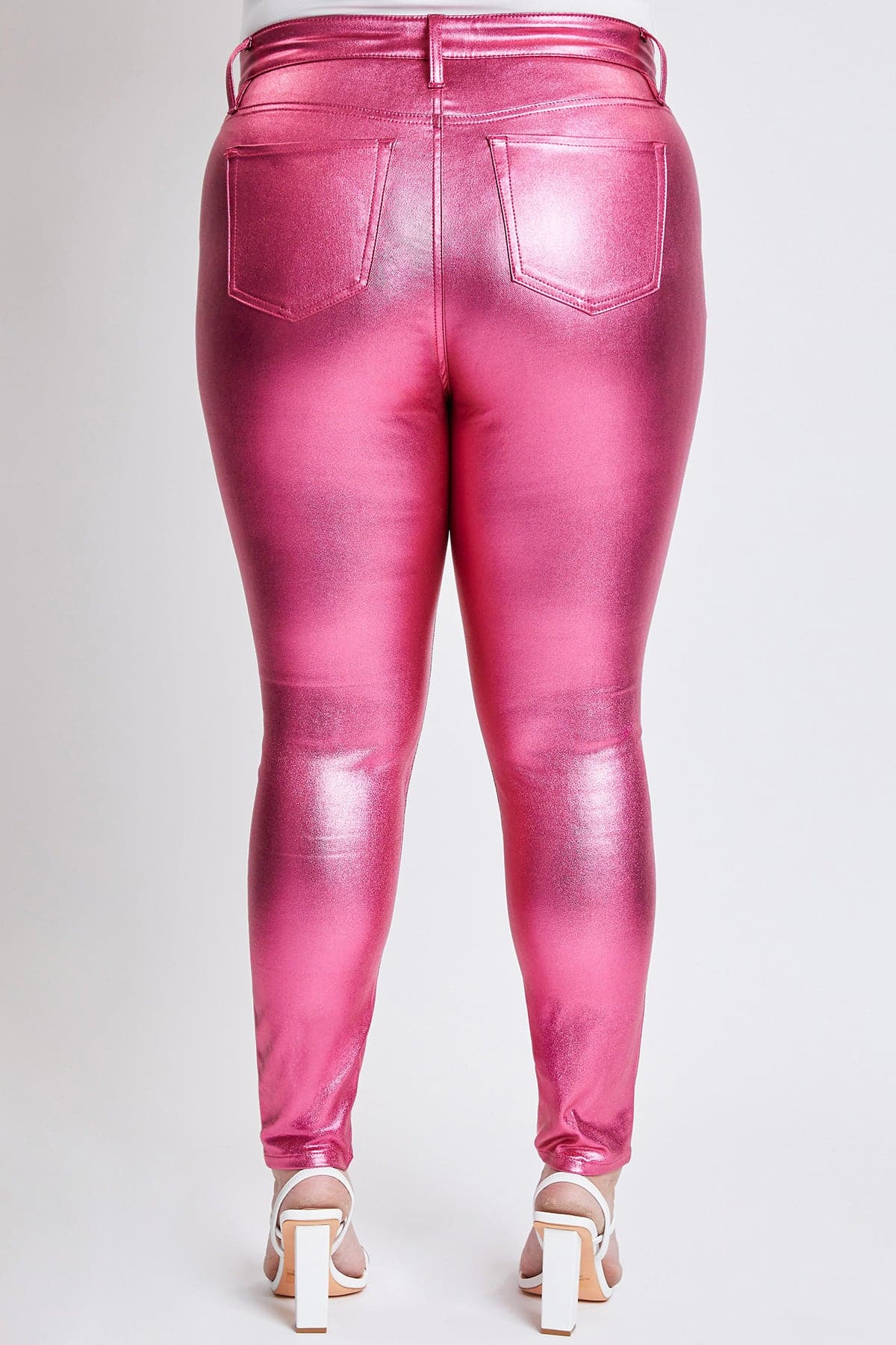 Hyperstretch Metallic Skinny Pants