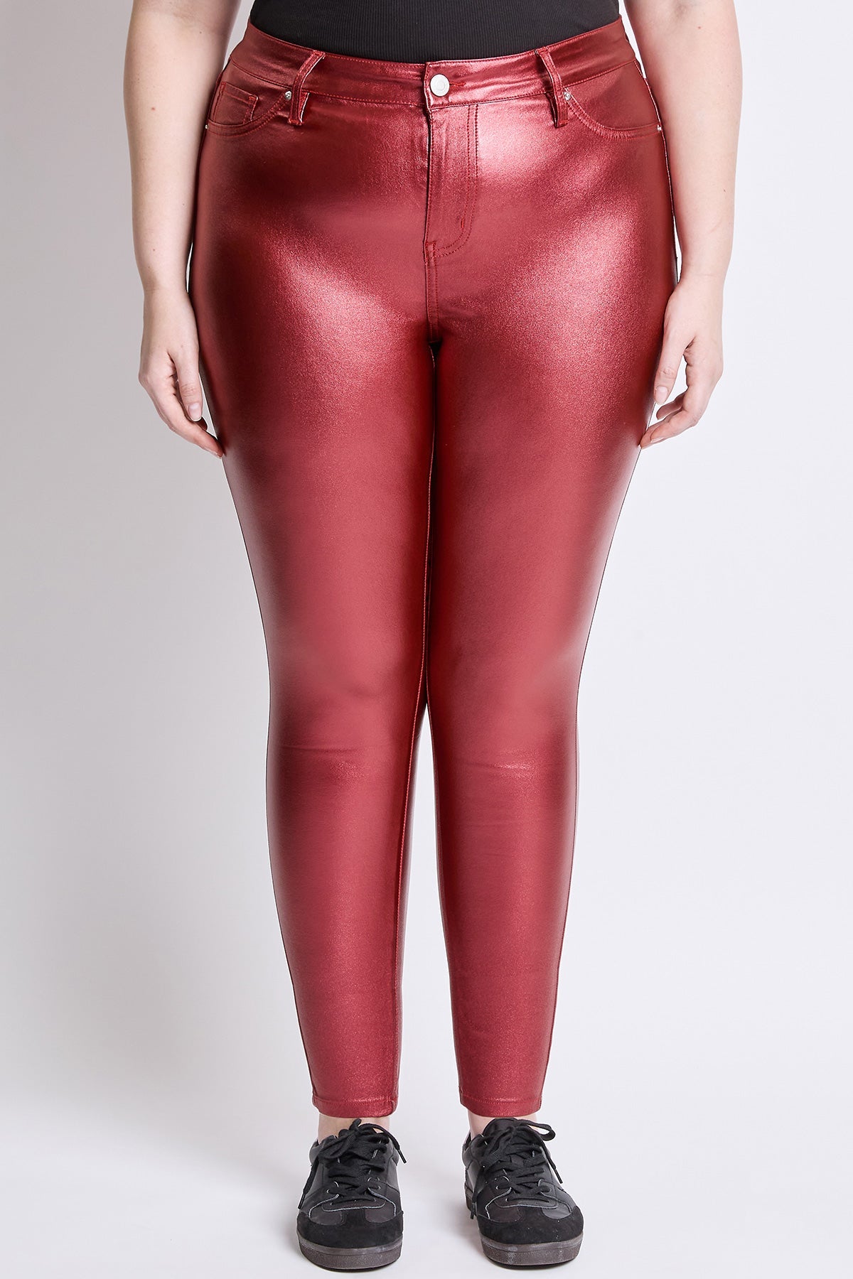 Hyperstretch Metallic Skinny Pants