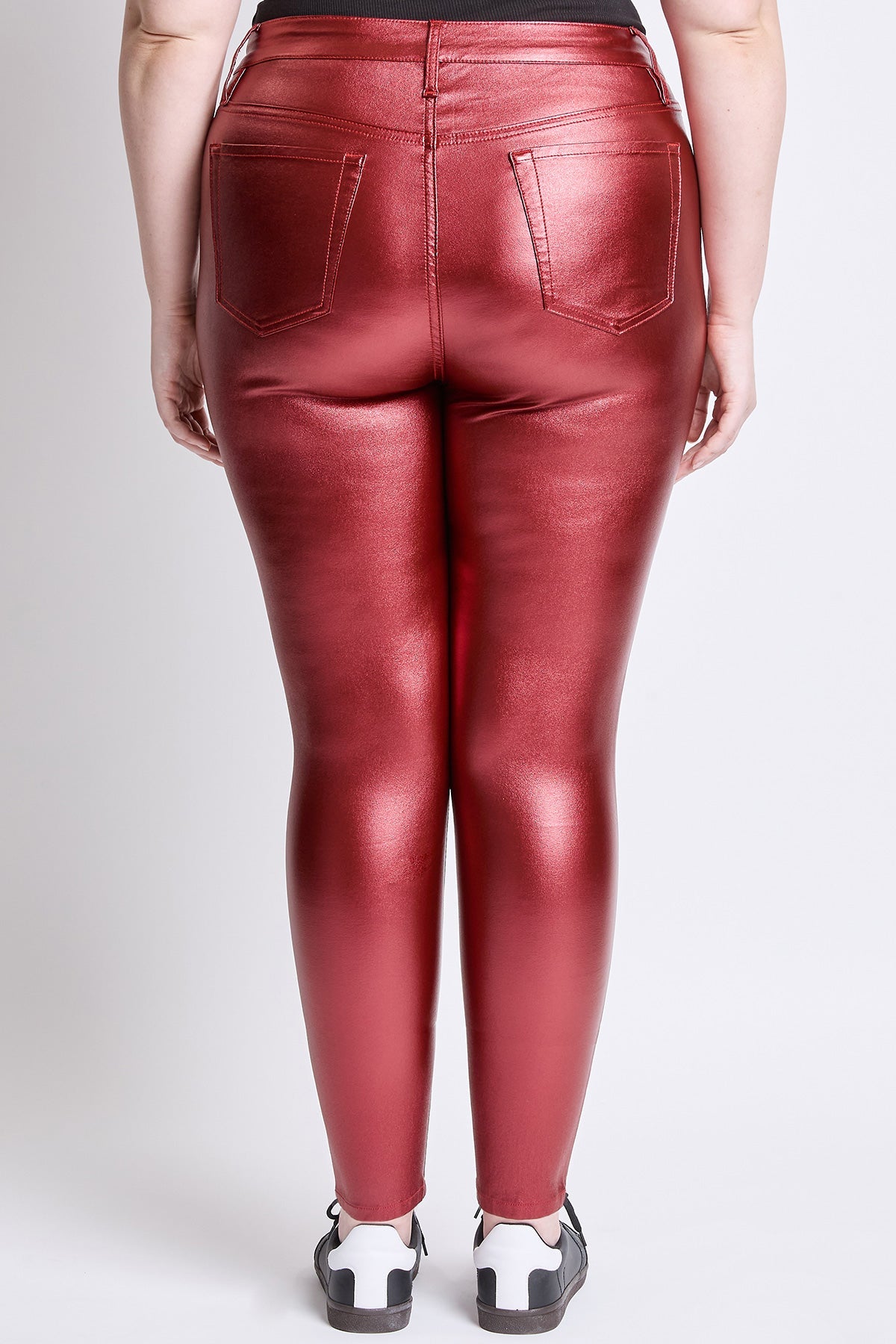 Hyperstretch Metallic Skinny Pants