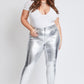 Hyperstretch Metallic Skinny Pants