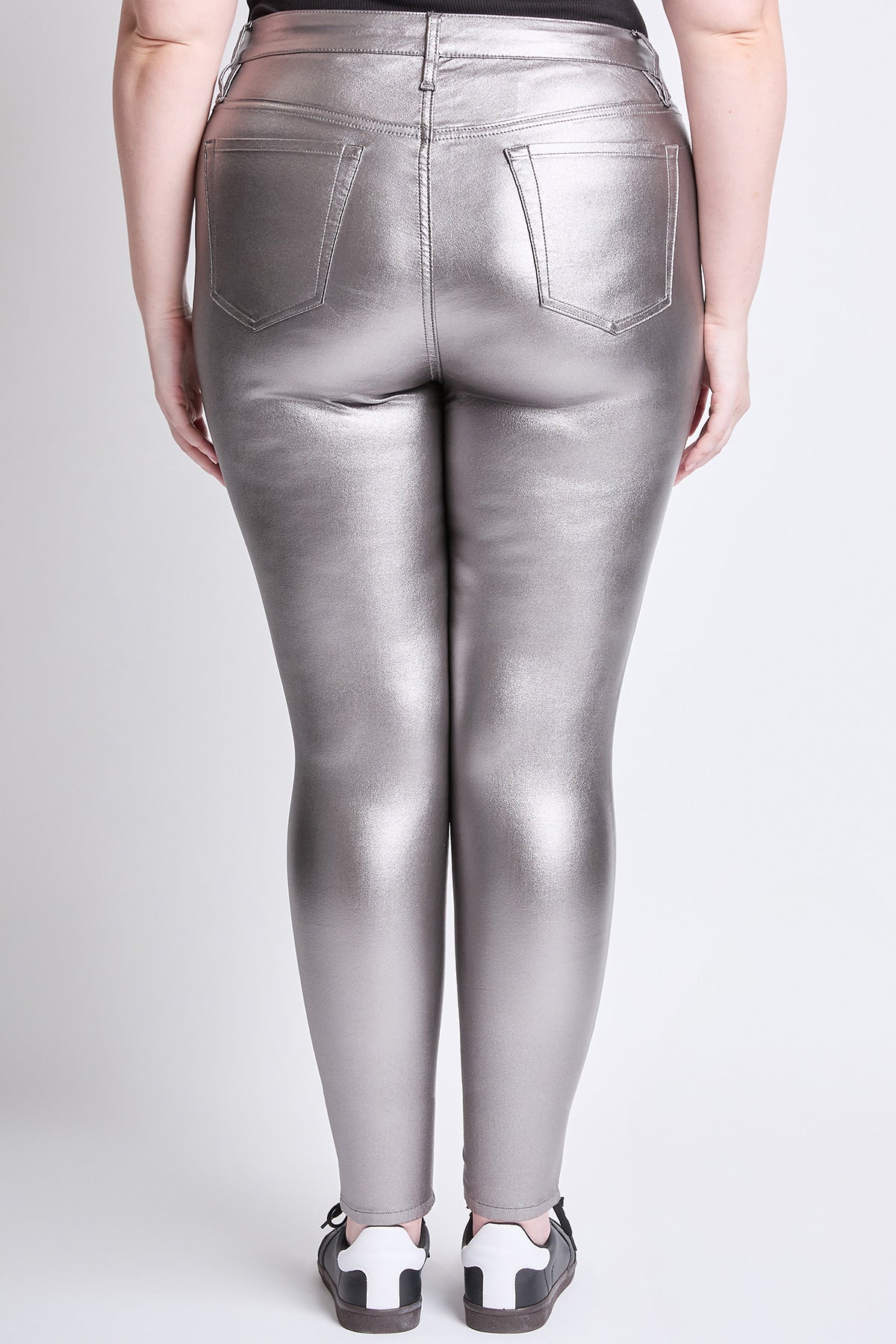Hyperstretch Metallic Skinny Pants