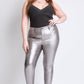 Hyperstretch Metallic Skinny Pants
