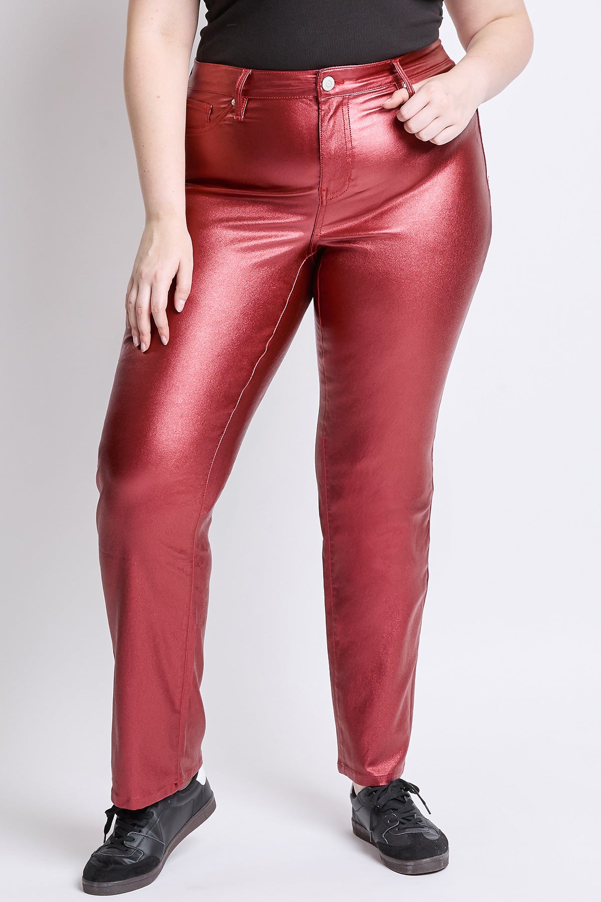 Hyperstretch Straight Leg Metallic Pant