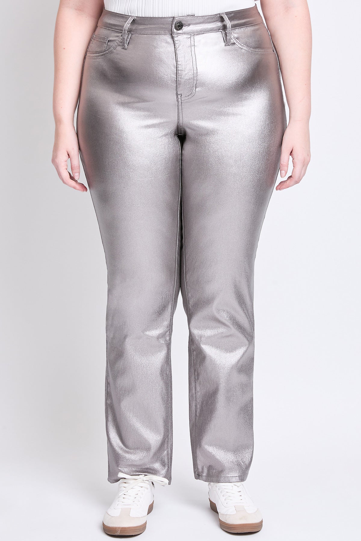 Hyperstretch Straight Leg Metallic Pant