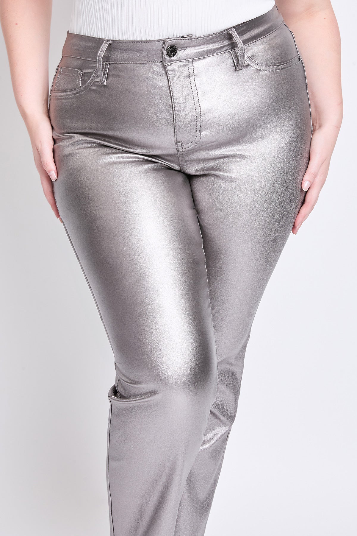Hyperstretch Straight Leg Metallic Pant