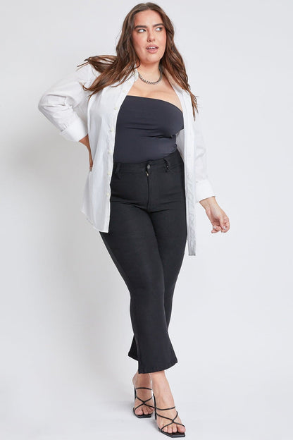 Hyperstretch Cropped Kick Flare Pants