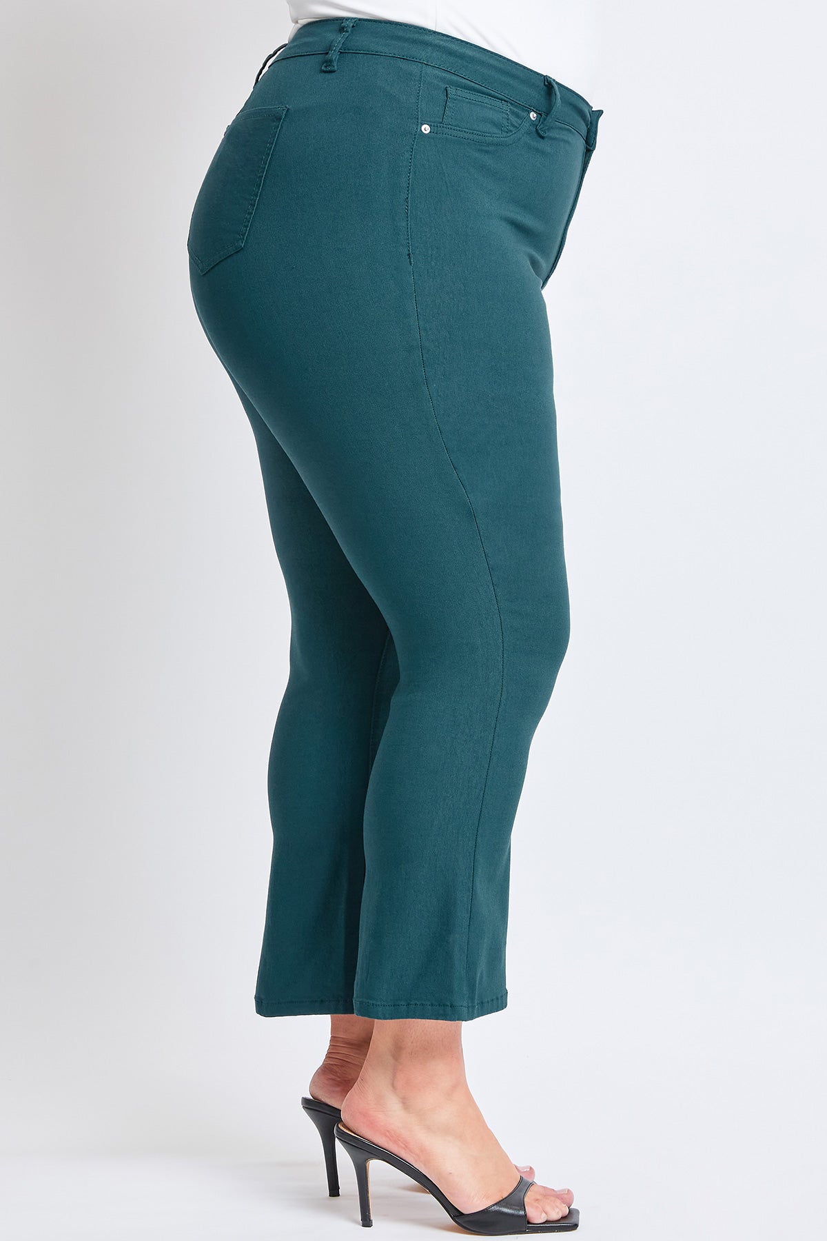 Hyperstretch Cropped Kick Flare Pants