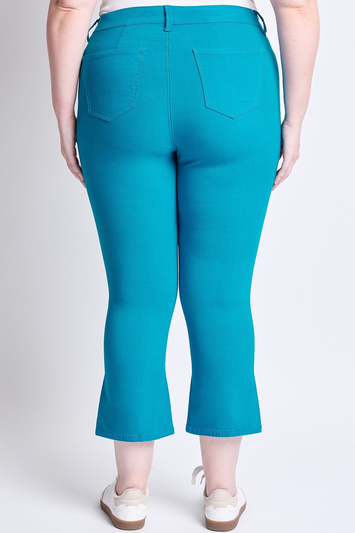 Hyperstretch Cropped Kick Flare Pants