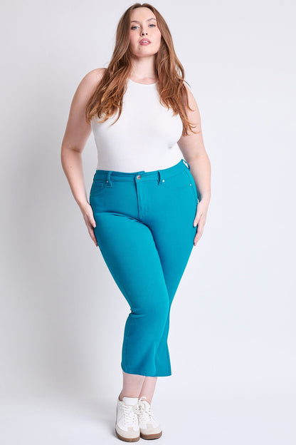 Hyperstretch Cropped Kick Flare Pants
