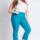 Hyperstretch Cropped Kick Flare Pants