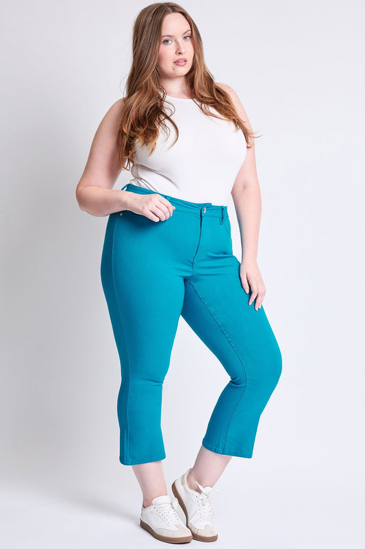Hyperstretch Cropped Kick Flare Pants