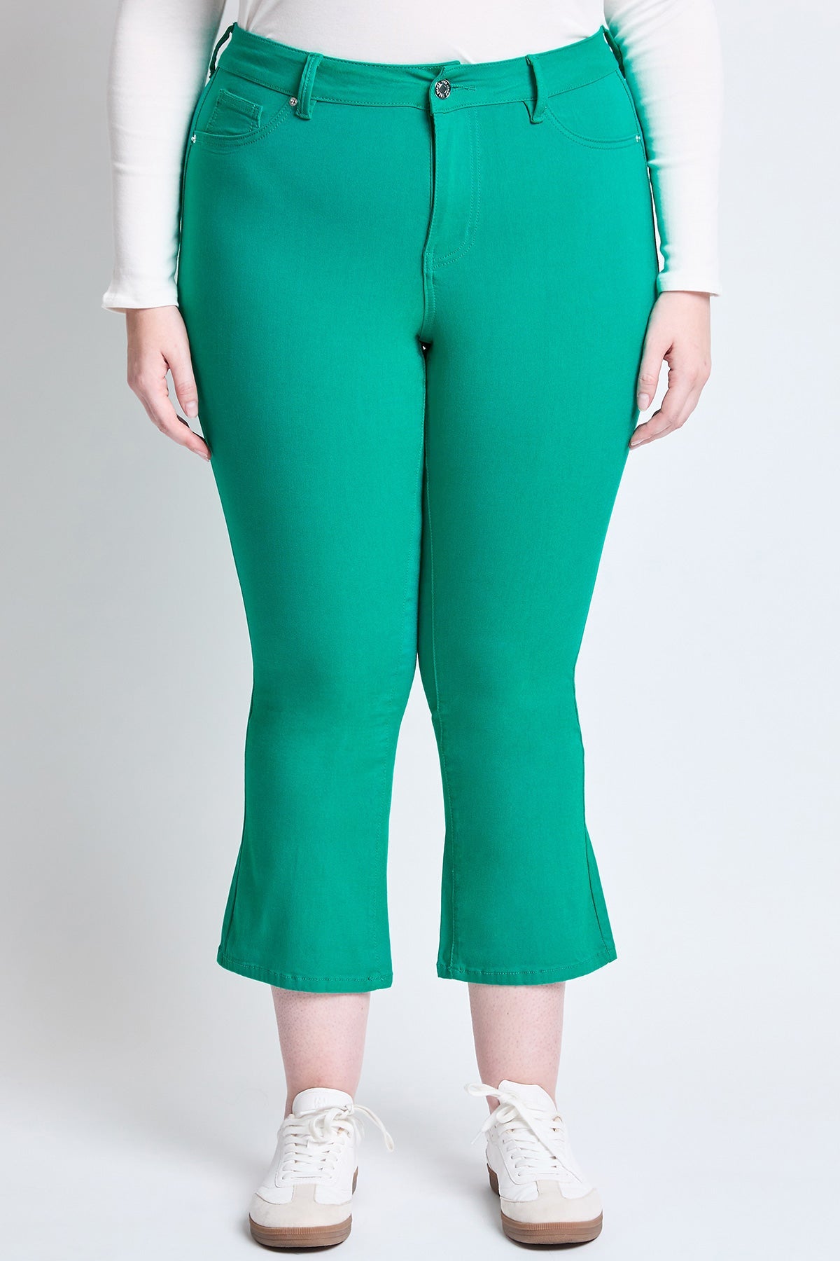 Hyperstretch Cropped Kick Flare Pants