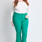 Hyperstretch Cropped Kick Flare Pants