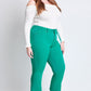 Hyperstretch Cropped Kick Flare Pants