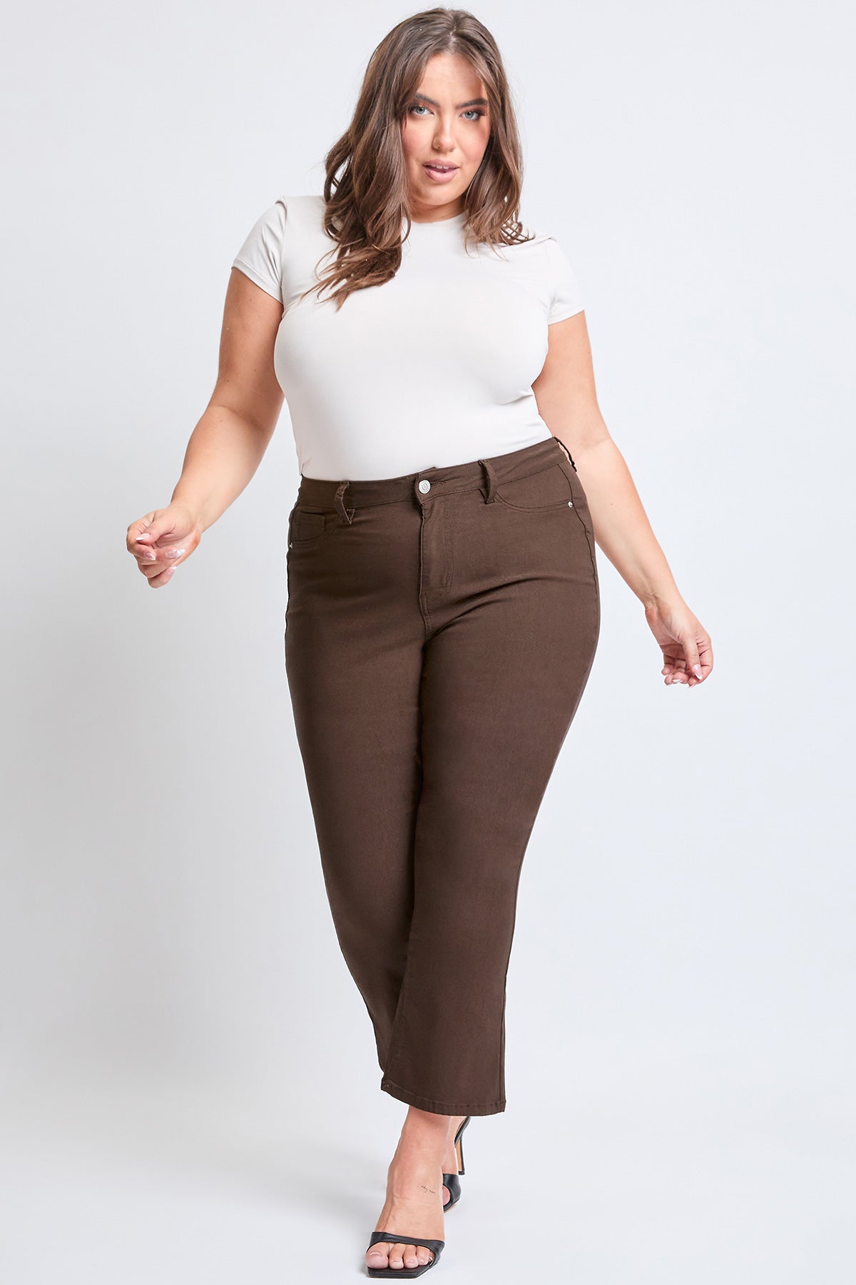 Hyperstretch Cropped Kick Flare Pants