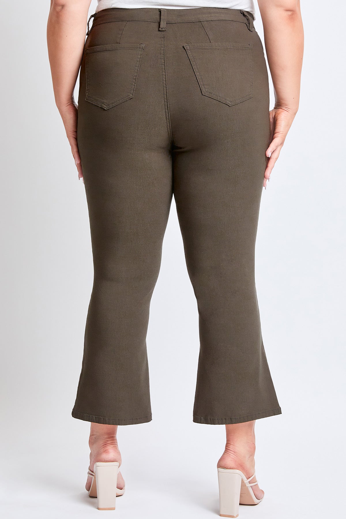 Hyperstretch Cropped Kick Flare Pants