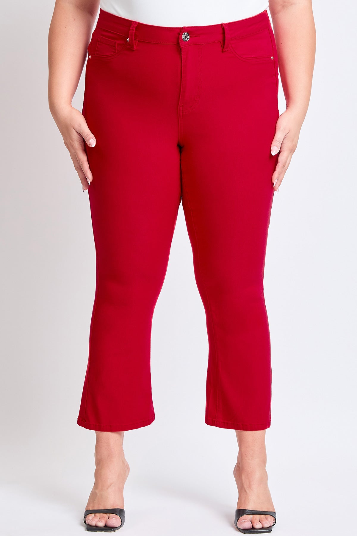 Hyperstretch Cropped Kick Flare Pants