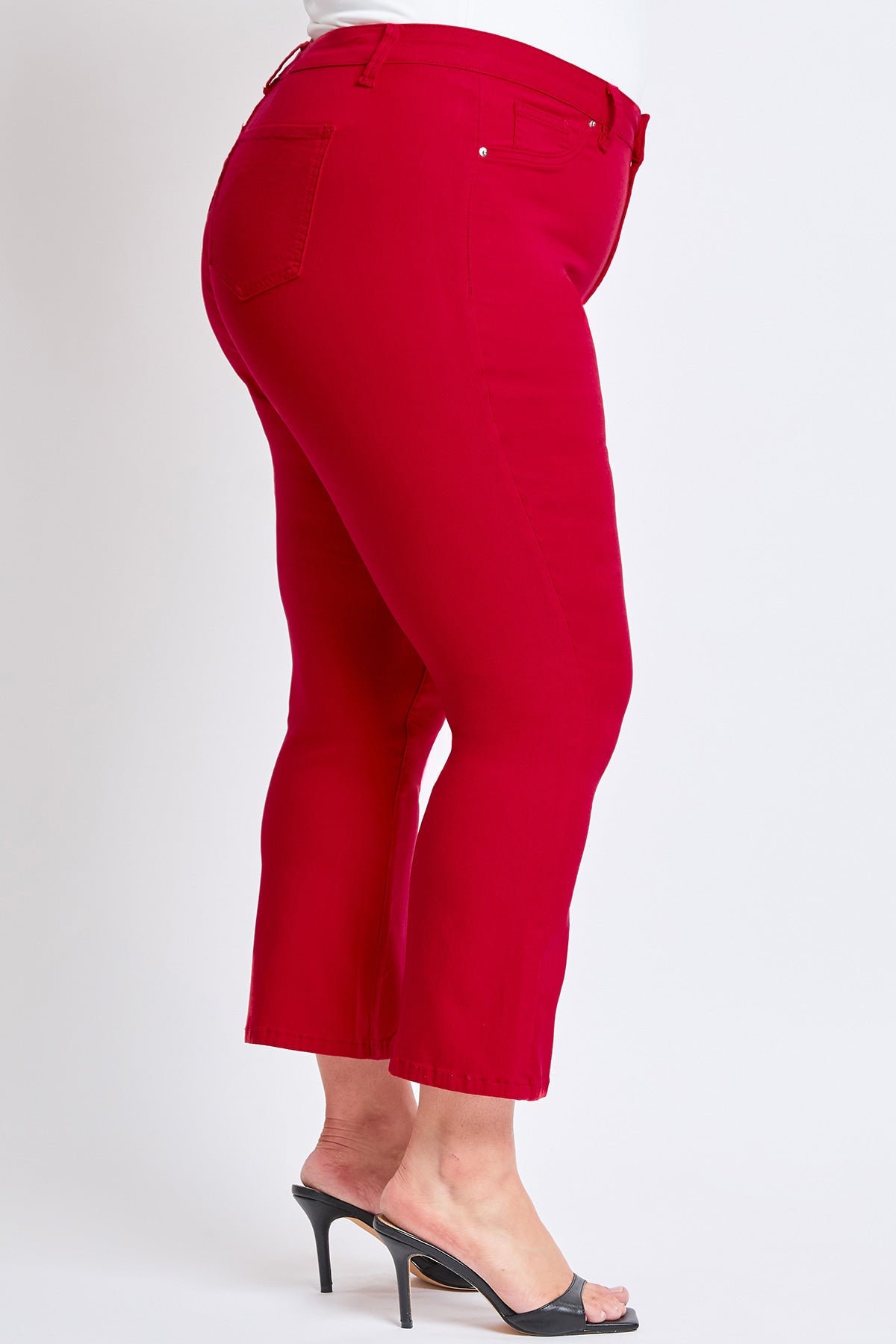 Hyperstretch Cropped Kick Flare Pants