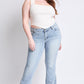 Low Rise Frayed Hem Flare Jeans