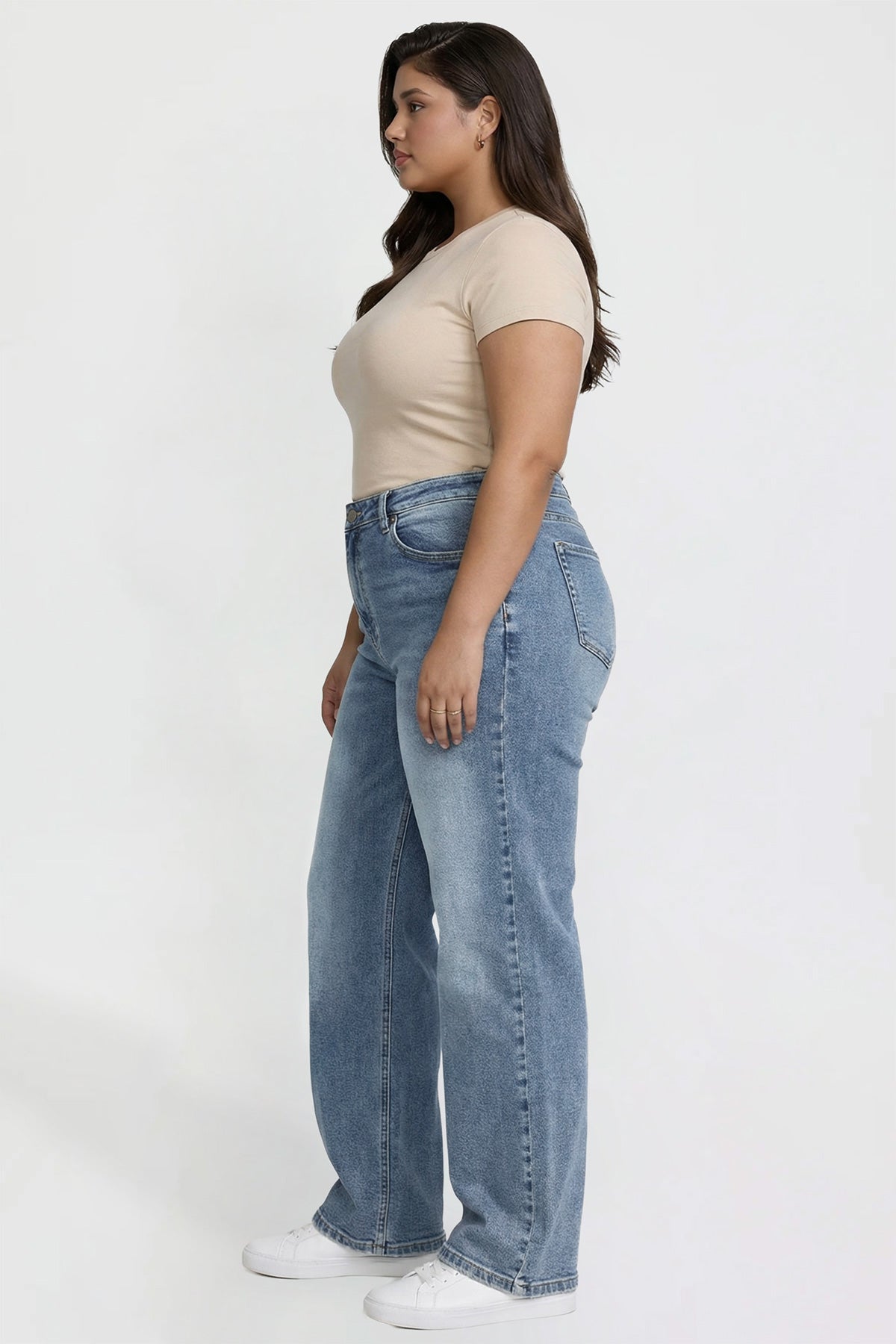 High Rise Wide Leg Jeans