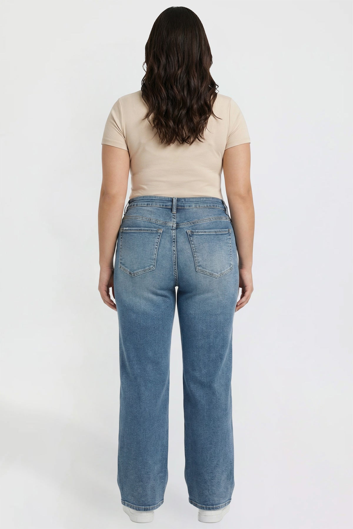 High Rise Wide Leg Jeans