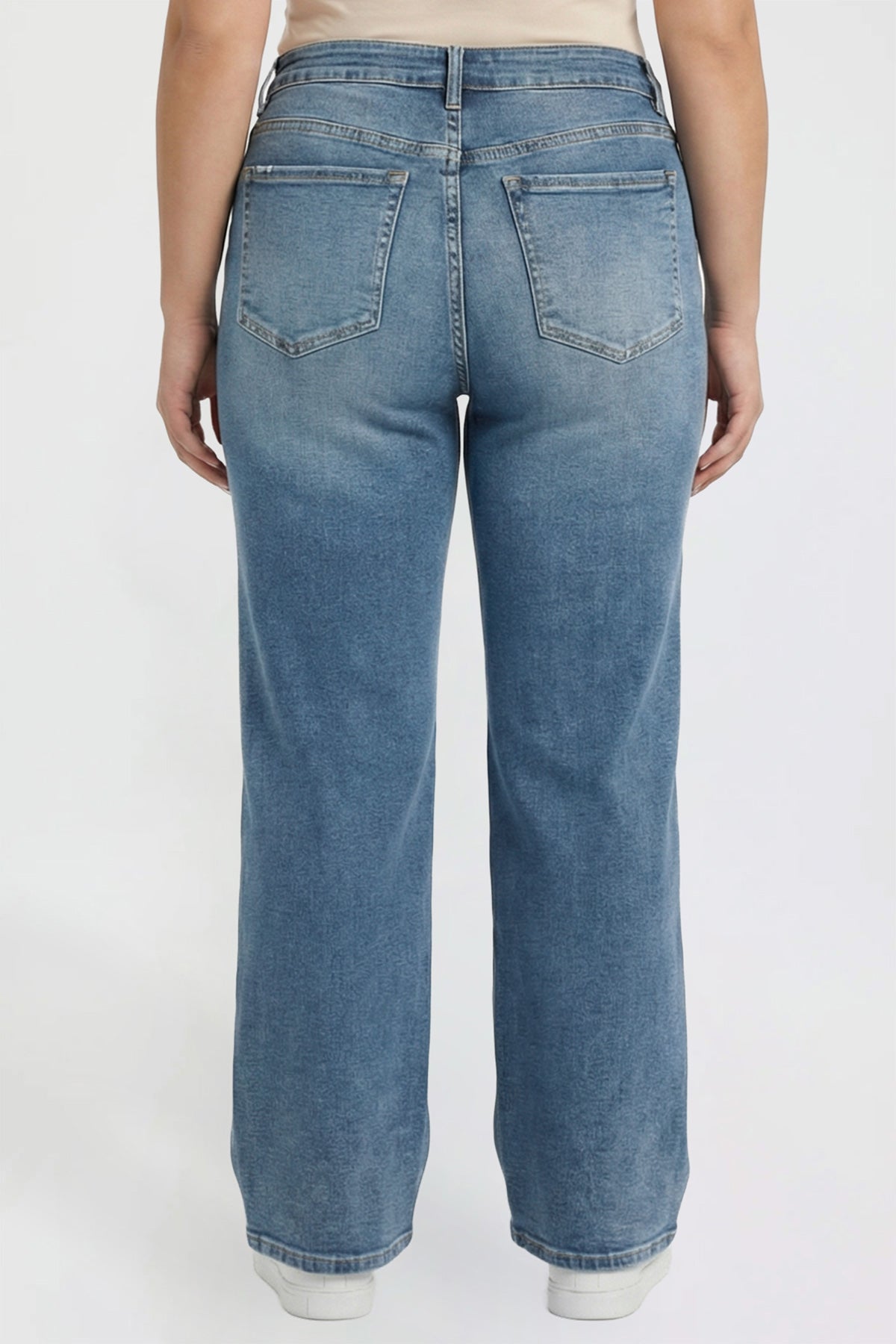 High Rise Wide Leg Jeans
