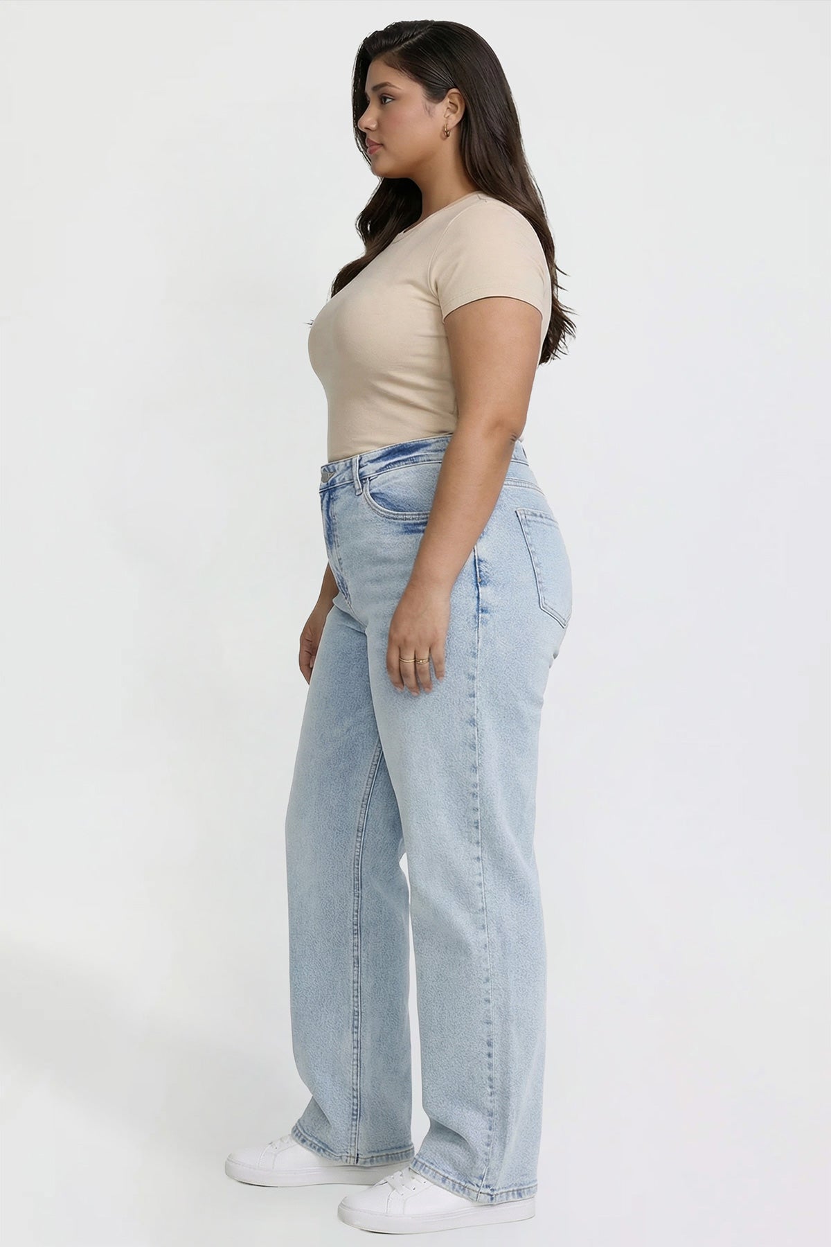 High Rise Wide Leg Jeans