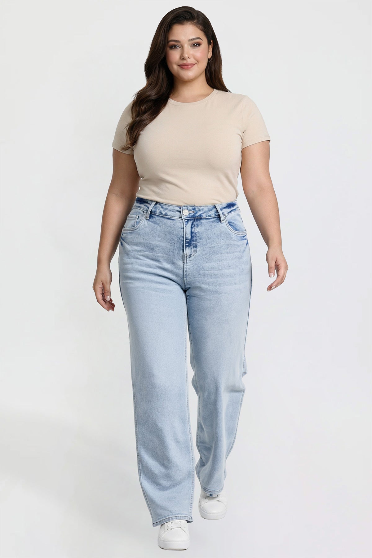 High Rise Wide Leg Jeans