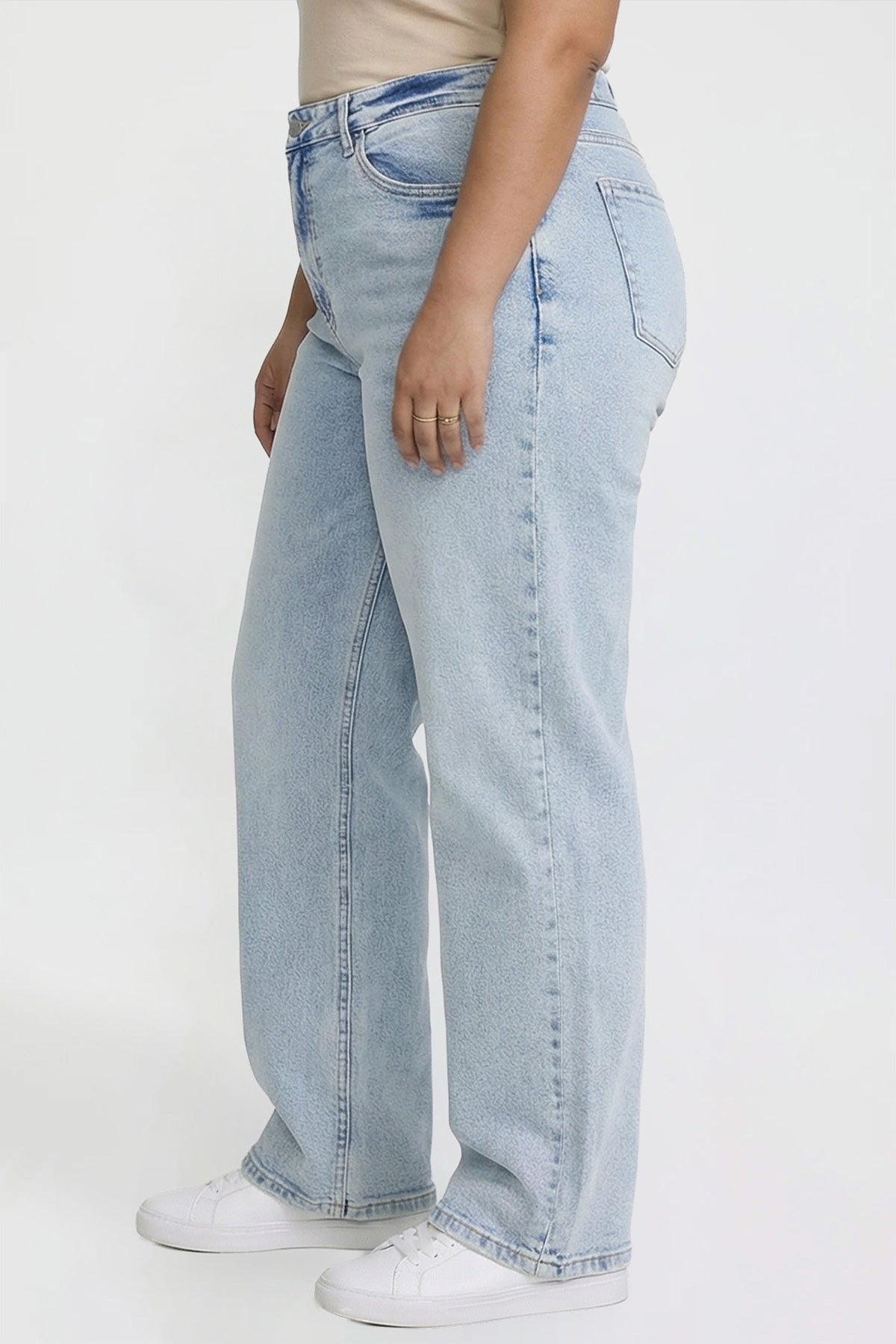 High Rise Wide Leg Jeans