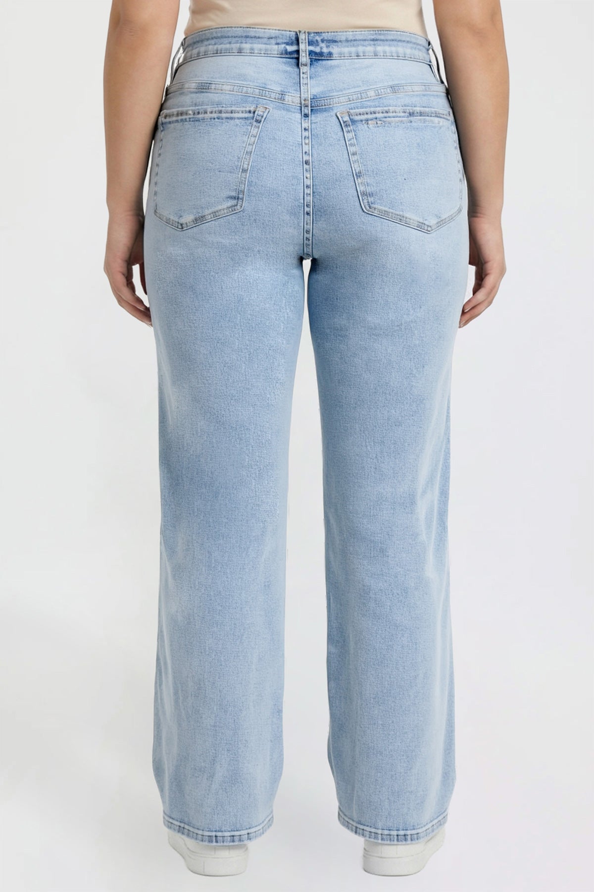High Rise Wide Leg Jeans