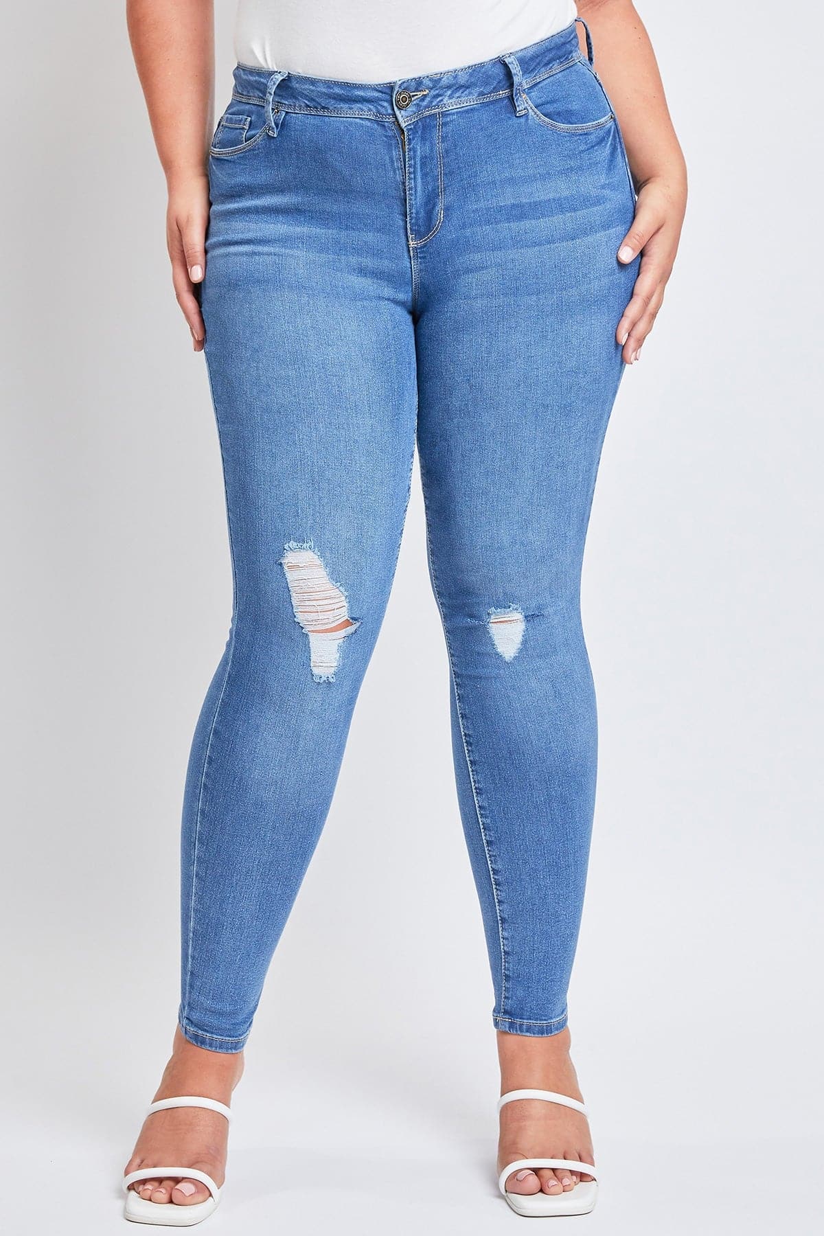 Essential Sustainable Distressed Skinny Jeans