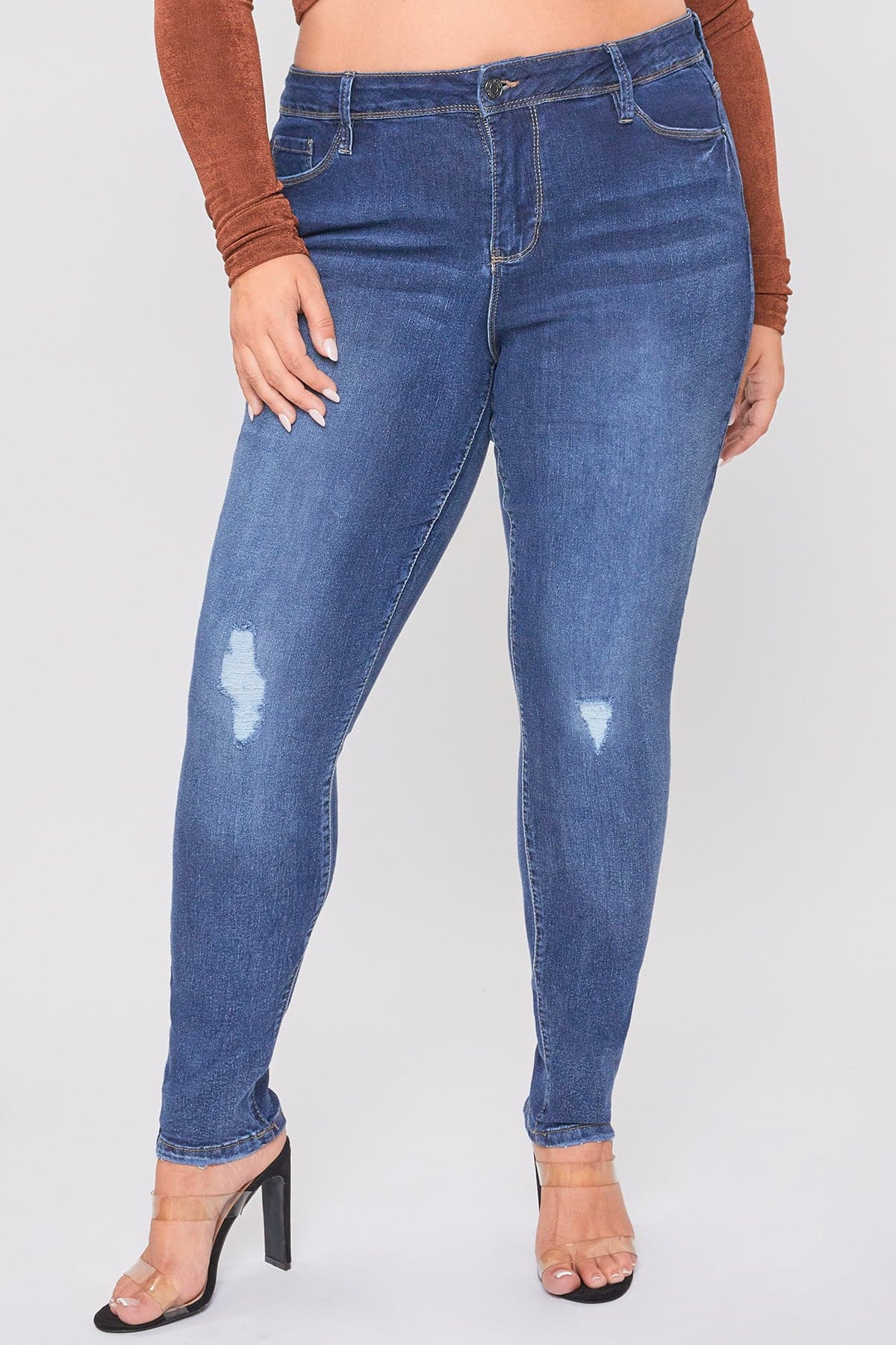 Essential Sustainable Distressed Skinny Jeans
