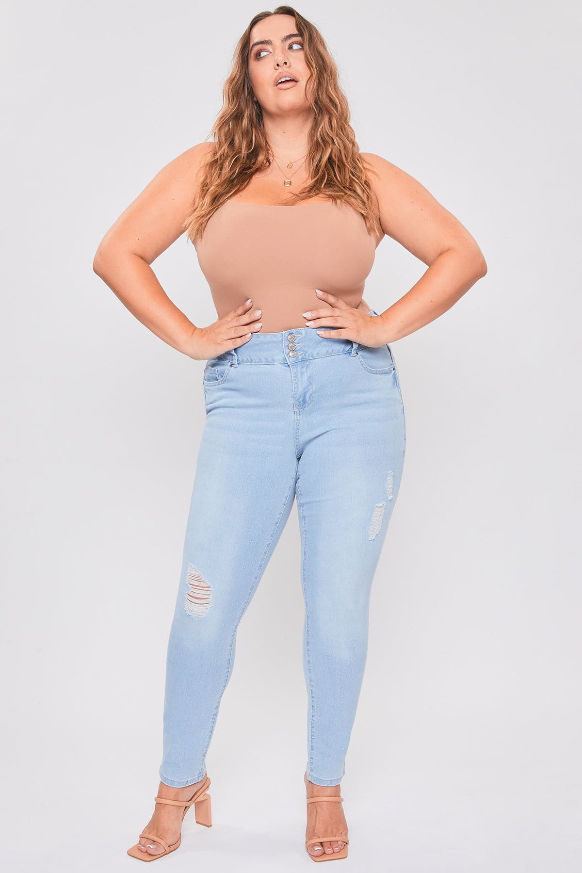 Essential Sustainable Distressed Skinny Jeans