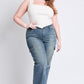 High Rise Wide Leg Skater Cargo Jeans