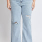 High Rise Relaxed Wide Leg Jeans