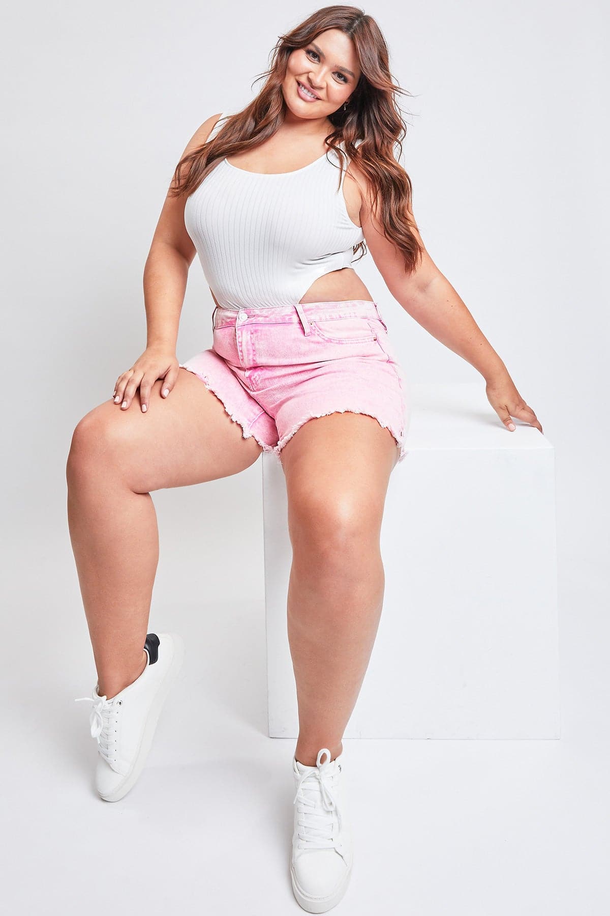 80's Acid Wash Mom Shorts