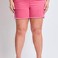 Frayed Hem Pull-on Shorts