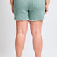 Frayed Hem Pull-on Shorts