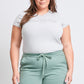 Frayed Hem Pull-on Shorts