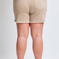 Frayed Hem Pull-on Shorts