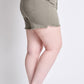 Frayed Hem Pull-on Shorts