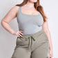 Frayed Hem Pull-on Shorts