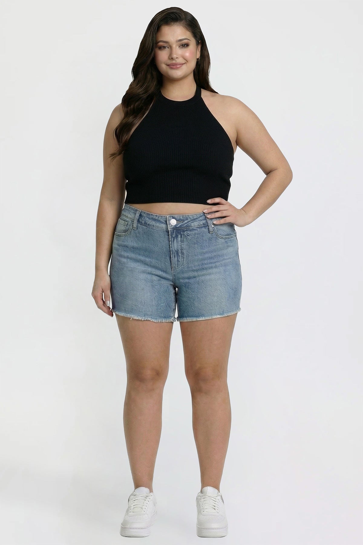 Luxe Short with Raw Hem