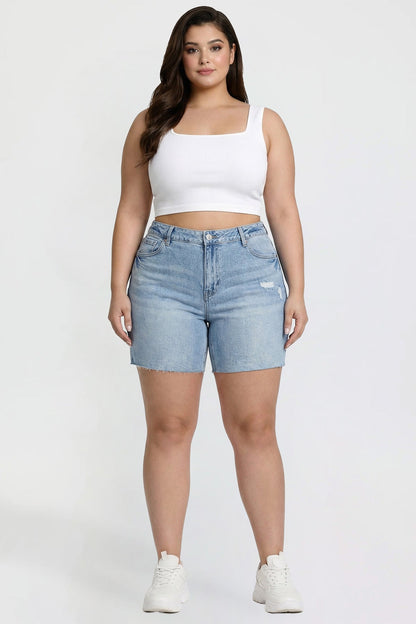 Luxe Long Short with Raw Hem
