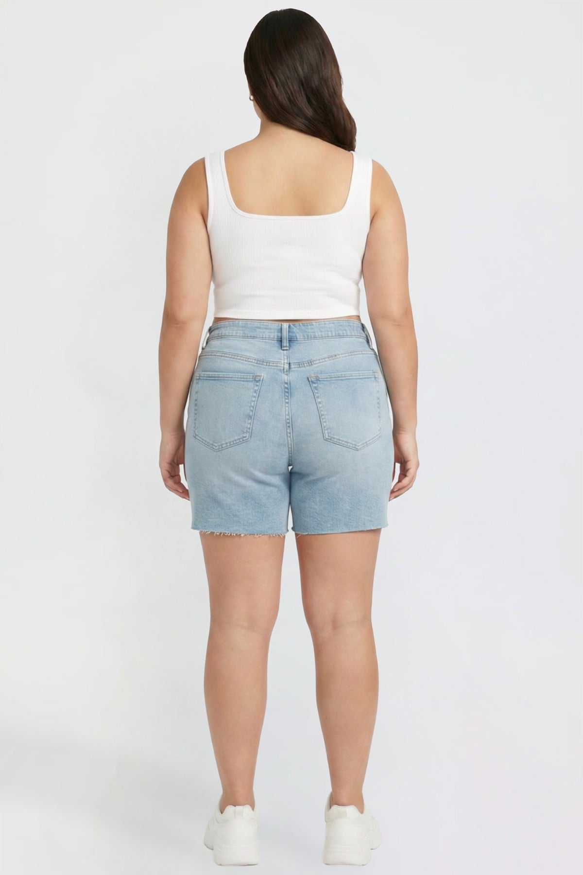 Luxe Long Short with Raw Hem