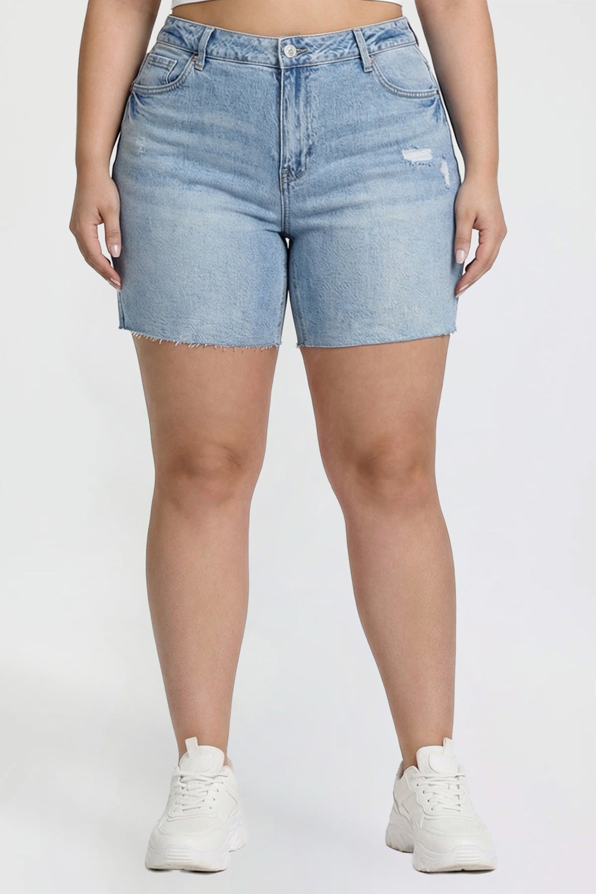 Luxe Long Short with Raw Hem