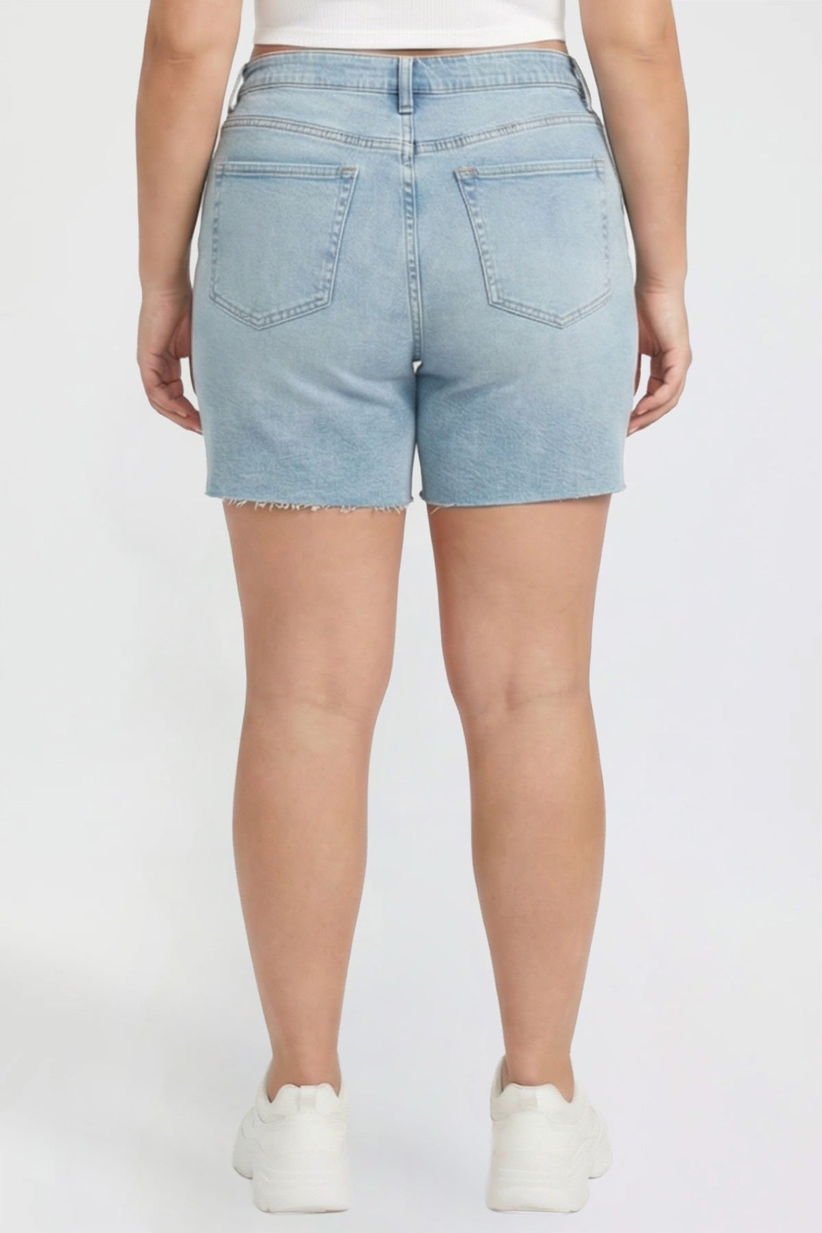 Luxe Long Short with Raw Hem