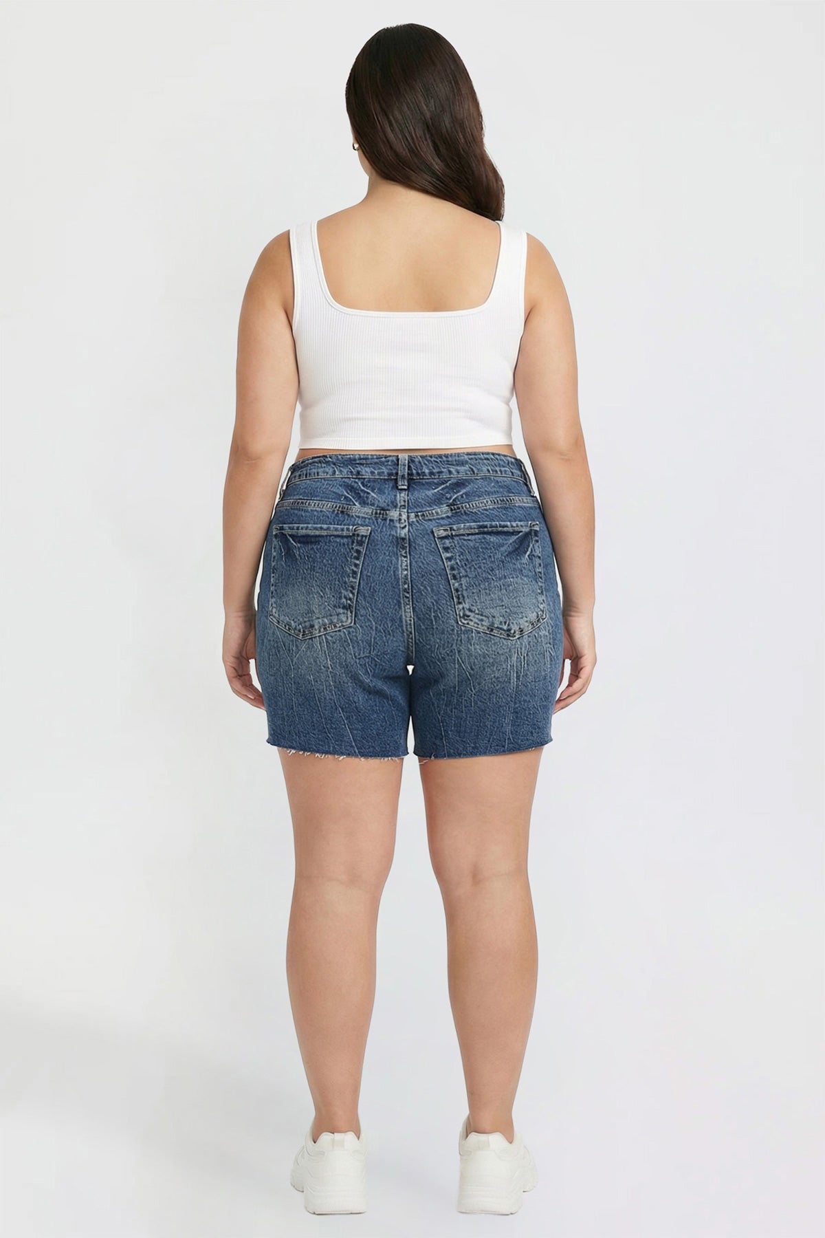 Luxe Long Short with Raw Hem
